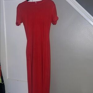Amazon Vibrant Red Maxi Dress